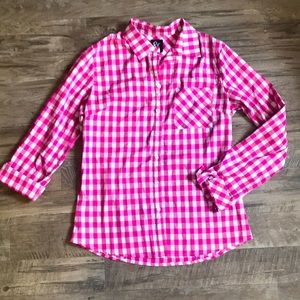 Buffalo check blouse